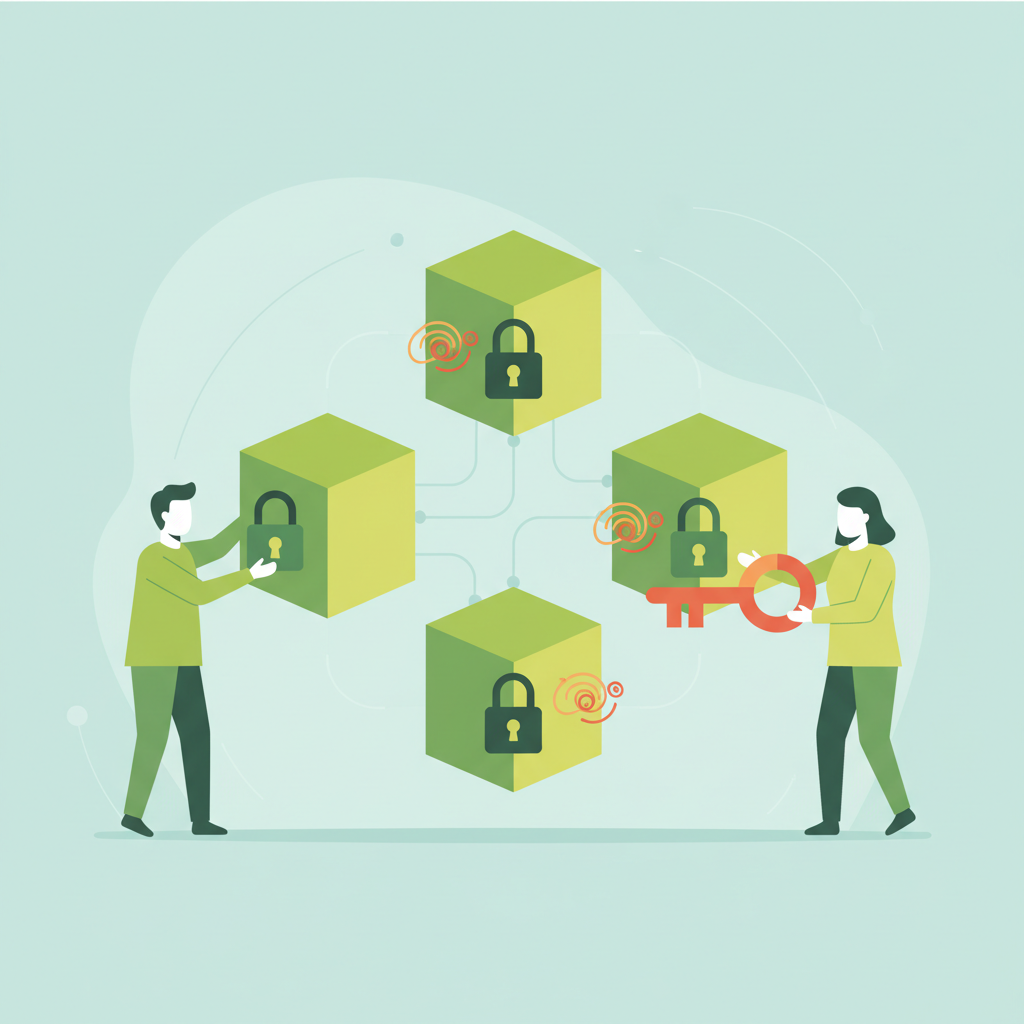 Secure digital ledger with encrypted blockchain data